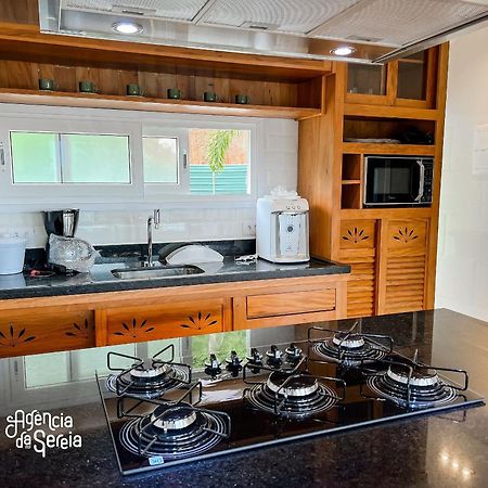 Linda Casa Com Vista Incrivel Em Condominio No Sul Da Ilha Ilhabela Esterno foto
