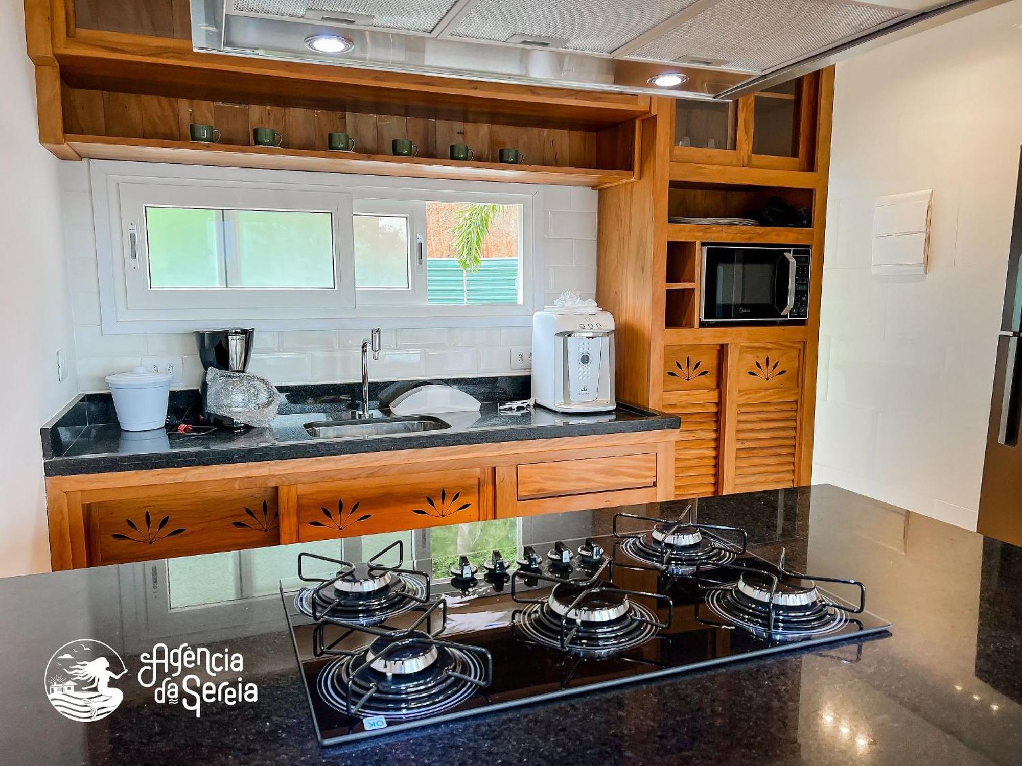 Linda Casa Com Vista Incrivel Em Condominio No Sul Da Ilha Ilhabela Esterno foto