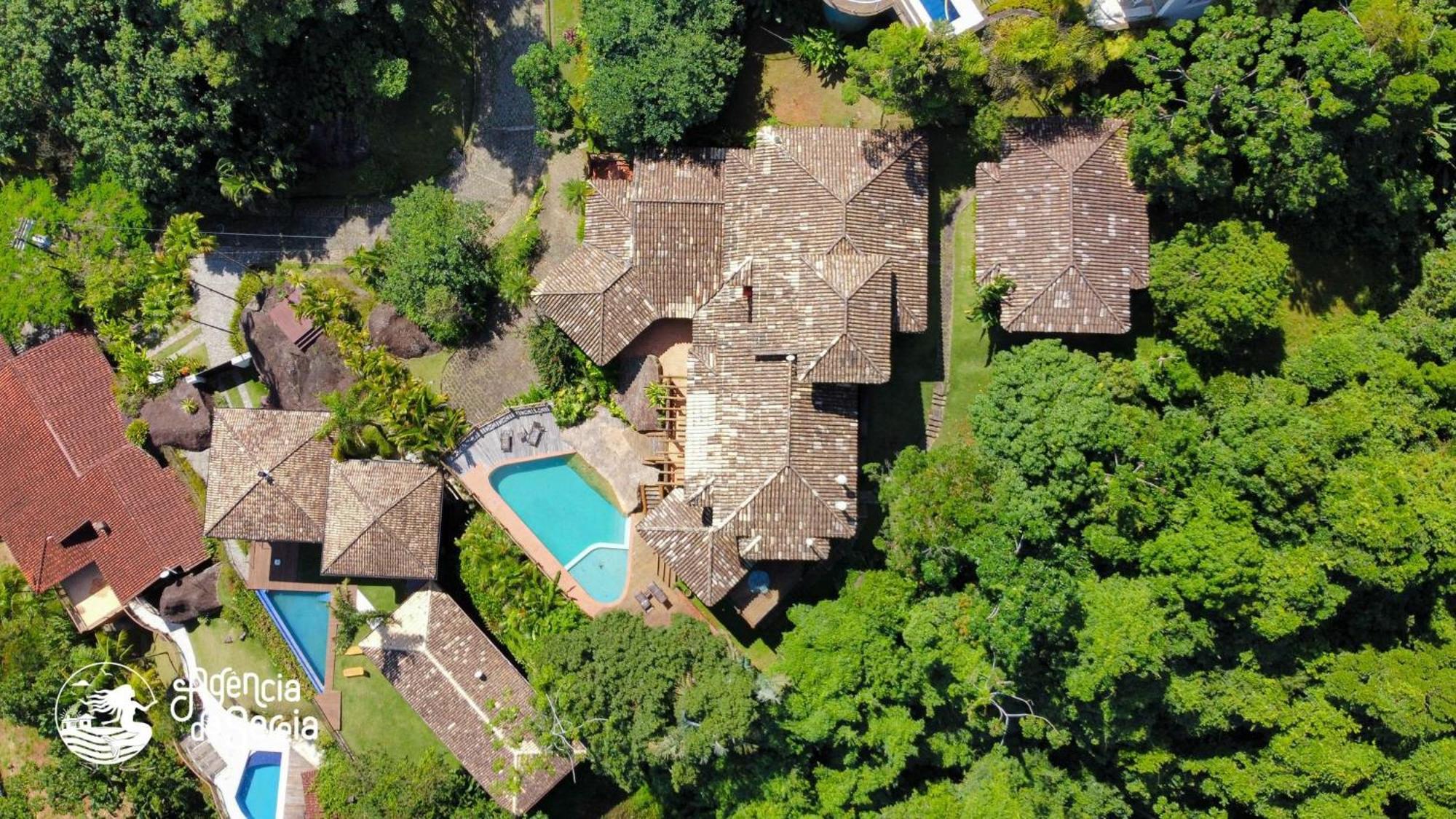 Linda Casa Com Vista Incrivel Em Condominio No Sul Da Ilha Ilhabela Esterno foto