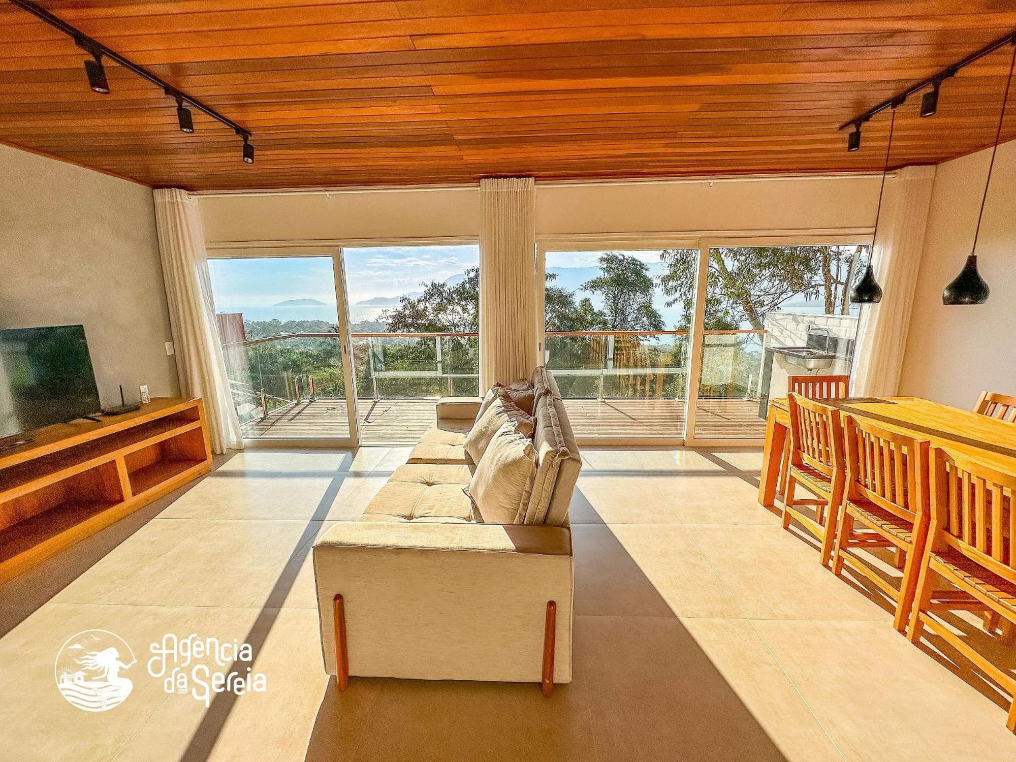 Linda Casa Com Vista Incrivel Em Condominio No Sul Da Ilha Ilhabela Esterno foto