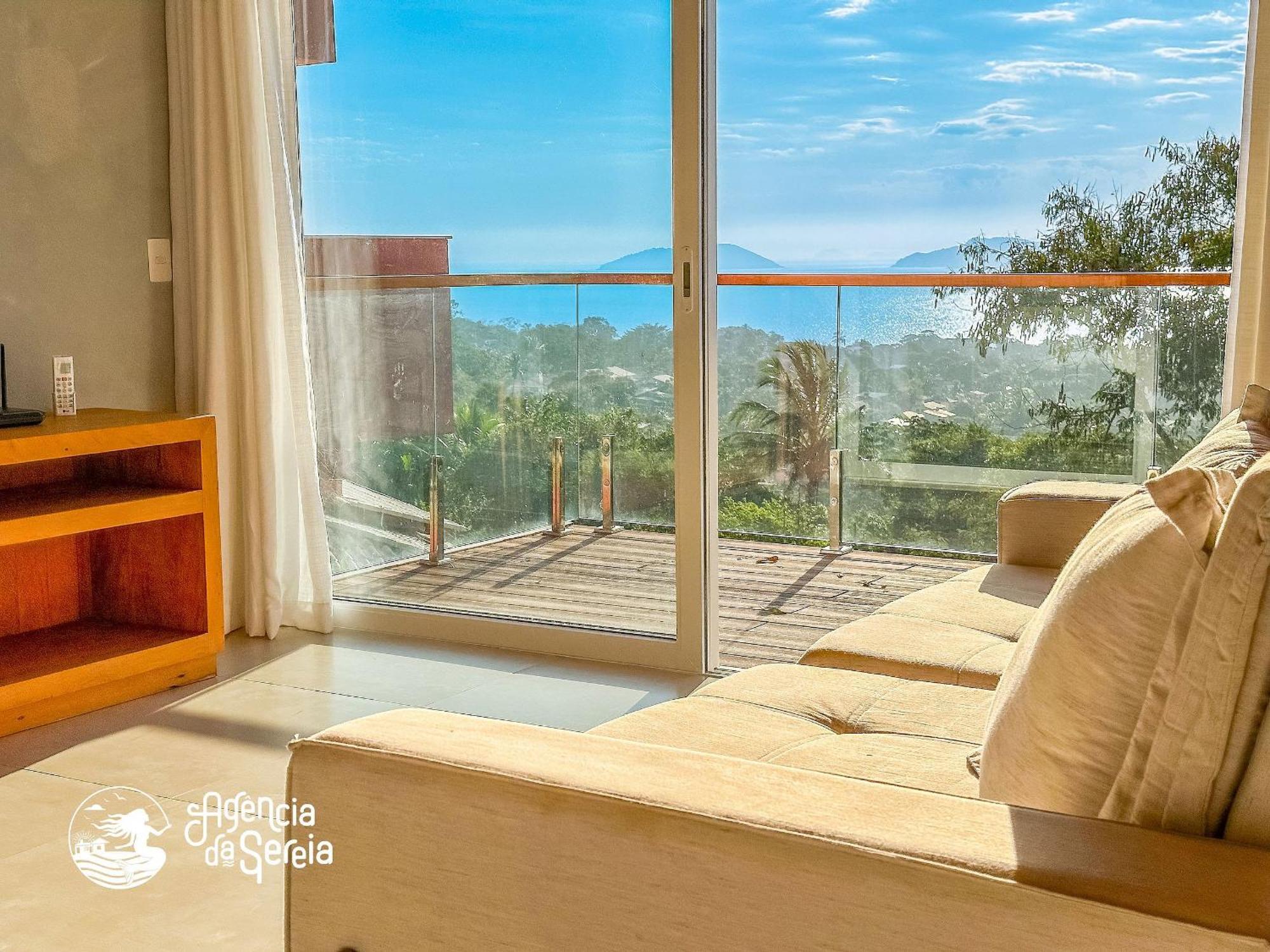 Linda Casa Com Vista Incrivel Em Condominio No Sul Da Ilha Ilhabela Esterno foto