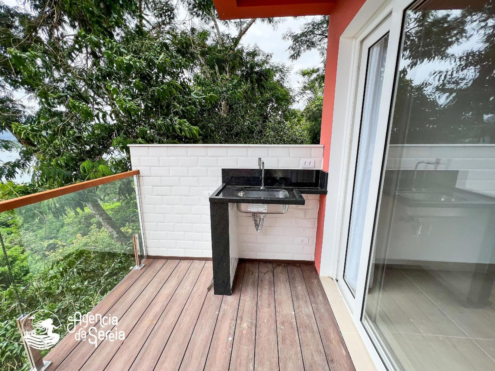 Linda Casa Com Vista Incrivel Em Condominio No Sul Da Ilha Ilhabela Esterno foto